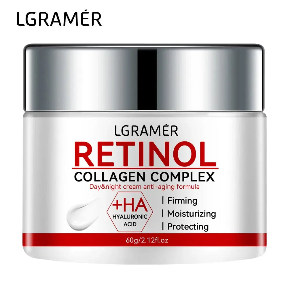 LGRAMÉR Retinol Lifting & Firming Cream – Smooth Fine Lines, Brighten & Hydrate