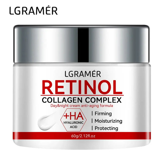 LGRAMÉR Retinol Lifting & Firming Cream – Smooth Fine Lines, Brighten & Hydrate